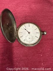 MaxSold Auction: Antique Sterling silver pocket watch - Renfrew (Ontario, Canada) SELLER MANAGED Downsizing Online Auction - Plaunt Street