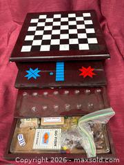 MaxSold Auction: Wood Board Game Set - Renfrew (Ontario, Canada) SELLER MANAGED Downsizing Online Auction - Plaunt Street