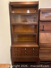 MaxSold Auction: Antique Globe-Wernicke Stacking Oak Office Bookcase Cabinet  - Toronto (Ontario, Canada) PARTNER MANAGED Estate Sale Online Auction - Gloucester Grove
