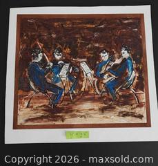MaxSold Auction: Art on canvas #5 - Burlingame (California, USA) SELLER MANAGED Reseller Online Auction - Adrian Road (STORAGE)