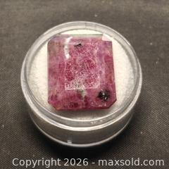 MaxSold Auction: Natural Ruby - 36.77ct - Burlingame (California, USA) SELLER MANAGED Reseller Online Auction - Adrian Road (STORAGE)