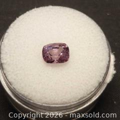 MaxSold Auction: Pink Spinel - 1.32ct - Burlingame (California, USA) SELLER MANAGED Reseller Online Auction - Adrian Road (STORAGE)
