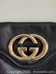 MaxSold Auction: Vintage Gucci Britt Tassel Shoulder Bag in Black Leather with Gold Tone Hardware - Toronto (Ontario, Canada) PARTNER MANAGED Estate Sale Online Auction - Margueretta Street