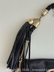 MaxSold Auction: Vintage Gucci Britt Tassel Shoulder Bag in Black Leather with Gold Tone Hardware - Toronto (Ontario, Canada) PARTNER MANAGED Estate Sale Online Auction - Margueretta Street