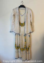 MaxSold Auction: Antique 1920s Hand-Embroidered Sheer Flapper Dress & Jacket Set - Toronto (Ontario, Canada) PARTNER MANAGED Estate Sale Online Auction - Leacock Crescent
