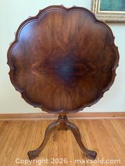 MaxSold Auction: Antique Burled Walnut Tilt Top Tea Table - Toronto (Ontario, Canada) PARTNER MANAGED Estate Sale Online Auction - Leacock Crescent