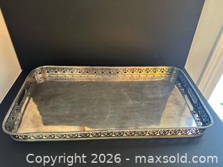 MaxSold Auction: Antique Rectangular Silver Plated Galley Tray  - Toronto (Ontario, Canada) PARTNER MANAGED Estate Sale Online Auction - Leacock Crescent