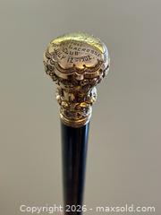 MaxSold Auction: Antique Revelstoke Lacrosse Club Walking Stick with Silver Tone Engraved Knob c.1902 - Toronto (Ontario, Canada) PARTNER MANAGED Estate Sale Online Auction - Leacock Crescent
