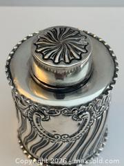 MaxSold Auction: Antique Sterling Repoussé Tea Caddy Canister  - Toronto (Ontario, Canada) PARTNER MANAGED Estate Sale Online Auction - Leacock Crescent