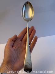 MaxSold Auction: Antique Sterling Silver Large Serving Spoon  - Toronto (Ontario, Canada) PARTNER MANAGED Estate Sale Online Auction - Leacock Crescent