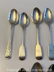 MaxSold Auction: Antique Sterling Silver Spoons x14 - Toronto (Ontario, Canada) PARTNER MANAGED Estate Sale Online Auction - Leacock Crescent