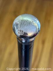 MaxSold Auction: Antique Walking Stick with Sterling Silver Engraved Knob Handle - Toronto (Ontario, Canada) PARTNER MANAGED Estate Sale Online Auction - Leacock Crescent