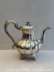 MaxSold Auction: Birks Sterling Silver Melon Pattern Coffee Pot  - Toronto (Ontario, Canada) PARTNER MANAGED Estate Sale Online Auction - Leacock Crescent
