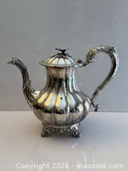 MaxSold Auction: Birks Sterling Silver Melon Pattern Coffee Pot  - Toronto (Ontario, Canada) PARTNER MANAGED Estate Sale Online Auction - Leacock Crescent