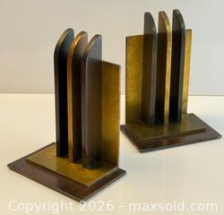 MaxSold Auction: Chase Art Deco Copper + Brass Bookends  - Toronto (Ontario, Canada) PARTNER MANAGED Estate Sale Online Auction - Leacock Crescent