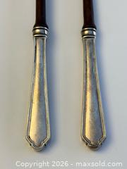 MaxSold Auction: Sterling Silver + Rosewood Salad Serving Utensils  - Toronto (Ontario, Canada) PARTNER MANAGED Estate Sale Online Auction - Leacock Crescent