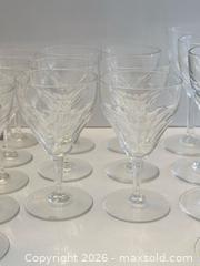 MaxSold Auction: Val Saint Lambert Crystal Liqueur Glass Stemware Lot   - Toronto (Ontario, Canada) PARTNER MANAGED Estate Sale Online Auction - Leacock Crescent
