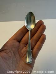 MaxSold Auction: Vintage Birks Sterling Silver Bead Pattern Teaspoons x5 - Toronto (Ontario, Canada) PARTNER MANAGED Estate Sale Online Auction - Leacock Crescent