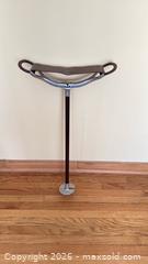 MaxSold Auction: Vintage Leather + Metal Folding Spectator Seat Shooting Stick  - Toronto (Ontario, Canada) PARTNER MANAGED Estate Sale Online Auction - Leacock Crescent