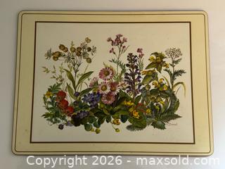 MaxSold Auction: Vintage Pimpernel De Luxe Finish Placemats with Botanical Flower Designs  - Toronto (Ontario, Canada) PARTNER MANAGED Estate Sale Online Auction - Leacock Crescent
