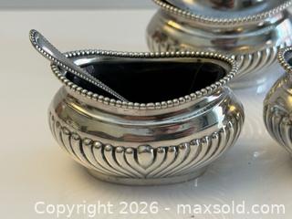 MaxSold Auction: Vintage Sterling Silver Salt Cellars + Mustard Pot  - Toronto (Ontario, Canada) PARTNER MANAGED Estate Sale Online Auction - Leacock Crescent