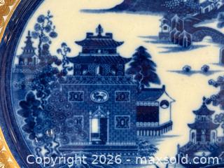 MaxSold Auction: Antique 18th c. Spode Chinoiserie Blue + White Plates + Bowls  - Toronto (Ontario, Canada) PARTNER MANAGED Estate Sale Online Auction - Edmond Avenue