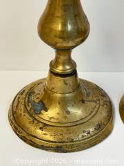 MaxSold Auction: Antique Brass Push Up Candlesticks  - Toronto (Ontario, Canada) PARTNER MANAGED Estate Sale Online Auction - Edmund Avenue
