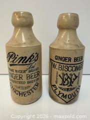 MaxSold Auction: Antique British Stoneware Pinks Ginger Beer Bottles - Toronto (Ontario, Canada) PARTNER MANAGED Estate Sale Online Auction - Edmund Avenue
