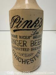 MaxSold Auction: Antique British Stoneware Pinks Ginger Beer Bottles - Toronto (Ontario, Canada) PARTNER MANAGED Estate Sale Online Auction - Edmund Avenue