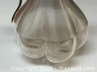 MaxSold Auction: Antique Clear Glass Claret Jug with Silver Plated Top - Toronto (Ontario, Canada) PARTNER MANAGED Estate Sale Online Auction - Edmond Avenue