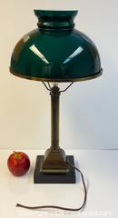 MaxSold Auction: Antique Emeralite Green Case Glass Library Bankers Desk Lamp  - Toronto (Ontario, Canada) PARTNER MANAGED Estate Sale Online Auction - Edmond Avenue
