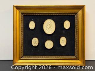 MaxSold Auction: Antique Framed Plaster Cast Cameo Intaglio Reliefs - Toronto (Ontario, Canada) PARTNER MANAGED Estate Sale Online Auction - Edmond Avenue