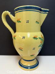 MaxSold Auction: Antique French Henriot Quimper Pottery Pitcher - Toronto (Ontario, Canada) PARTNER MANAGED Estate Sale Online Auction - Edmund Avenue