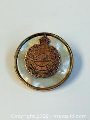 MaxSold Auction: Antique Gold + Abalone Canadian Engineering Pin  - Toronto (Ontario, Canada) PARTNER MANAGED Estate Sale Online Auction - Edmond Avenue