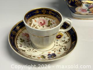 MaxSold Auction: Antique Hand Painted Porcelain Tea Cups + Saucers  - Toronto (Ontario, Canada) PARTNER MANAGED Estate Sale Online Auction - Edmund Avenue
