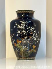 MaxSold Auction: Antique Japanese Cloisonne Enamel Vase Floral Landscape  - Toronto (Ontario, Canada) PARTNER MANAGED Estate Sale Online Auction - Edmond Avenue