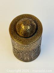 MaxSold Auction: Antique Middle Eastern Brass Match Box  - Toronto (Ontario, Canada) PARTNER MANAGED Estate Sale Online Auction - Edmond Avenue