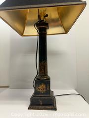 MaxSold Auction: Antique Neoclassical Toleware Table Lamp   - Toronto (Ontario, Canada) PARTNER MANAGED Estate Sale Online Auction - Edmund Avenue