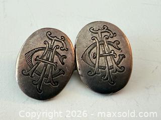 MaxSold Auction: Antique + Vintage Sterling Silver Love Token Cufflinks - Toronto (Ontario, Canada) PARTNER MANAGED Estate Sale Online Auction - Edmund Avenue