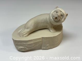 MaxSold Auction: Canadian Artist Janet MacPhearson Porcelain + Gold Lustre Seal Figurine Signed  - Toronto (Ontario, Canada) PARTNER MANAGED Estate Sale Online Auction - Edmond Avenue