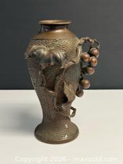 MaxSold Auction: Chinese Bronze Figural Grape Vase Signed  - Toronto (Ontario, Canada) PARTNER MANAGED Estate Sale Online Auction - Edmond Avenue