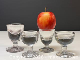 MaxSold Auction: Four Antique Victorian Penny-Lick Ice Cream Glasses - Toronto (Ontario, Canada) PARTNER MANAGED Estate Sale Online Auction - Edmund Avenue