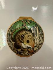MaxSold Auction: Halcyon Days Enamel Pill/Trinket Box “Field Mouse” - Toronto (Ontario, Canada) PARTNER MANAGED Estate Sale Online Auction - Edmond Avenue