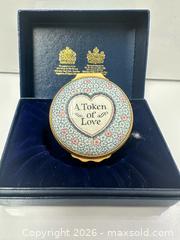MaxSold Auction: Halcyon Days Enameled “A Token of Love” Trinket Box - Toronto (Ontario, Canada) PARTNER MANAGED Estate Sale Online Auction - Edmond Avenue
