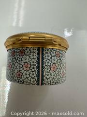 MaxSold Auction: Halcyon Days Enameled “A Token of Love” Trinket Box - Toronto (Ontario, Canada) PARTNER MANAGED Estate Sale Online Auction - Edmond Avenue