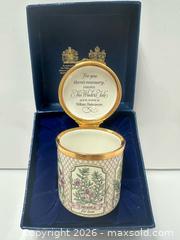 MaxSold Auction: Halcyon Days Enameled Trinket Box “Shakespeare Herb Symbolism from a Winter’s Tale” - Toronto (Ontario, Canada) PARTNER MANAGED Estate Sale Online Auction - Edmond Avenue