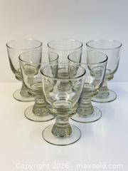 MaxSold Auction: Heavy Blown Glass Water Goblets x6 - Toronto (Ontario, Canada) PARTNER MANAGED Estate Sale Online Auction - Edmond Avenue