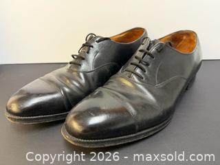 MaxSold Auction: John Lobb Mens Black Leather Dress Shoes 10.5 - Toronto (Ontario, Canada) PARTNER MANAGED Estate Sale Online Auction - Edmond Avenue