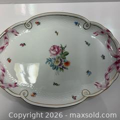 MaxSold Auction: Large Vintage Herend Porcelain Oval Floral Ribbon Tray - Toronto (Ontario, Canada) PARTNER MANAGED Estate Sale Online Auction - Edmond Avenue
