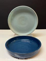 MaxSold Auction: Lorenzen’s Nova Scotia Pottery + Keljed Deichman Plates in Blue Tones x2 - Toronto (Ontario, Canada) PARTNER MANAGED Estate Sale Online Auction - Edmond Avenue